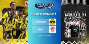 Soi kèo dự đoán trận Dortmund vs Pauli