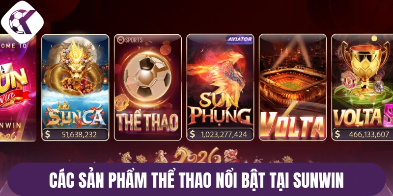 Các sản phẩm thể thao nổi bật tại sunwin