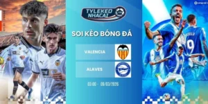 Kèo bóng đá Valencia vs Alavés hôm nay ngày 09/03/2026 - La Liga